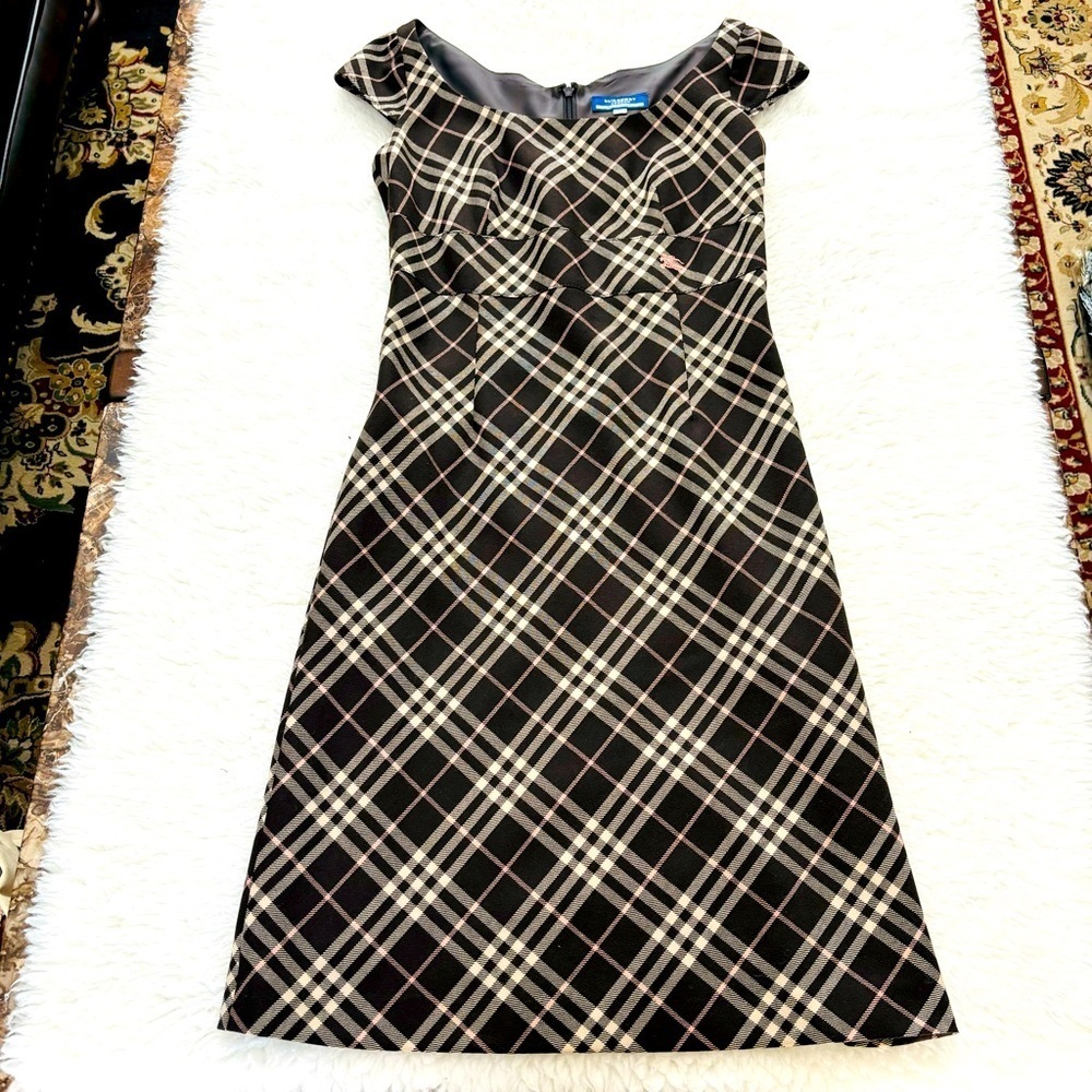 Burberry London Blue Label Nova Check Multicolor Dress size 36 US S
